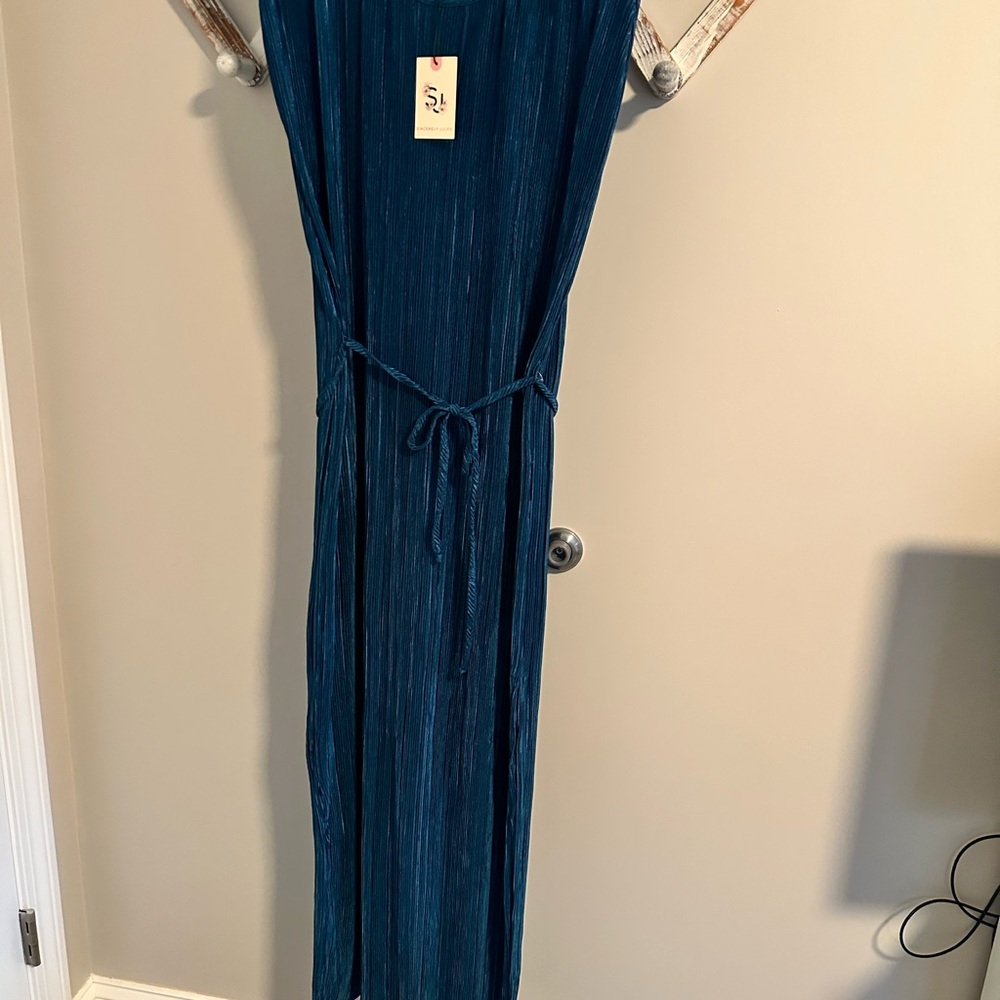 Elegant Blue Maxi Dress